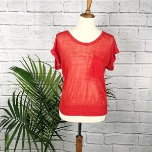 Rachel Roy | Short Sleeve Top With Pocket